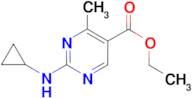 ethyl 2-(cyclopropylamino)-4-methylpyrimidine-5-carboxylate