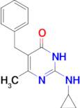 5-benzyl-2-(cyclopropylamino)-6-methylpyrimidin-4(3H)-one