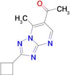 1-(2-cyclobutyl-7-methyl[1,2,4]triazolo[1,5-a]pyrimidin-6-yl)ethanone