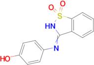 4-[(1,1-dioxido-1,2-benzisothiazol-3-yl)amino]phenol