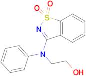 2-[(1,1-dioxido-1,2-benzisothiazol-3-yl)(phenyl)amino]ethanol