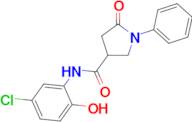 N-(5-chloro-2-hydroxyphenyl)-5-oxo-1-phenylpyrrolidine-3-carboxamide