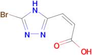 (2Z)-3-(5-bromo-1H-1,2,4-triazol-3-yl)acrylic acid