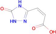 (2Z)-3-(5-hydroxy-1H-1,2,4-triazol-3-yl)acrylic acid