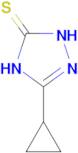 5-cyclopropyl-1,2-dihydro-3H-1,2,4-triazole-3-thione