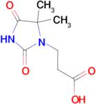 3-(5,5-dimethyl-2,4-dioxoimidazolidin-1-yl)propanoic acid