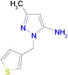 3-methyl-1-(3-thienylmethyl)-1H-pyrazol-5-amine