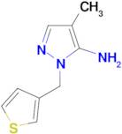 4-methyl-1-(3-thienylmethyl)-1H-pyrazol-5-amine