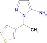 1-[1-(Thiophen-3-yl)ethyl]-1H-pyrazol-5-amine