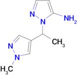 1-[1-(1-Methyl-1H-pyrazol-4-yl)ethyl]-1H-pyrazol-5-amine