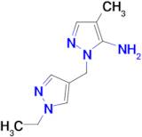 1-[(1-Ethyl-1H-pyrazol-4-yl)methyl]-4-methyl-1H-pyrazol-5-amine