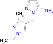 1-[(1-Ethyl-3-methyl-1H-pyrazol-4-yl)methyl]-1H-pyrazol-5-amine