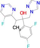 2-(2,4-difluorophenyl)-3-(5-fluoropyrimidin-4-yl)-1-(1H-1,2,4-triazol-1-yl)butan-2-ol