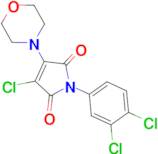 3-chloro-1-(3,4-dichlorophenyl)-4-morpholin-4-yl-1H-pyrrole-2,5-dione