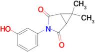 3-(3-hydroxyphenyl)-6,6-dimethyl-3-azabicyclo[3.1.0]hexane-2,4-dione