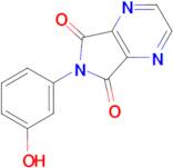 6-(3-hydroxyphenyl)-5H-pyrrolo[3,4-b]pyrazine-5,7(6H)-dione