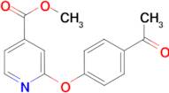methyl 2-(4-acetylphenoxy)isonicotinate