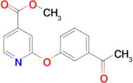 methyl 2-(3-acetylphenoxy)isonicotinate
