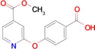 4-{[4-(methoxycarbonyl)pyridin-2-yl]oxy}benzoic acid