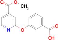 3-{[4-(methoxycarbonyl)pyridin-2-yl]oxy}benzoic acid