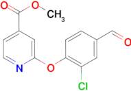 methyl 2-(2-chloro-4-formylphenoxy)isonicotinate