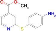 methyl 2-[(4-aminophenyl)thio]isonicotinate