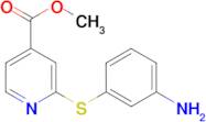 methyl 2-[(3-aminophenyl)thio]isonicotinate