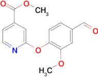 methyl 2-(4-formyl-2-methoxyphenoxy)isonicotinate