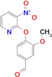 3-methoxy-4-[(3-nitropyridin-2-yl)oxy]benzaldehyde