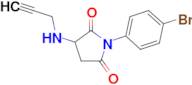 1-(4-bromophenyl)-3-(prop-2-yn-1-ylamino)pyrrolidine-2,5-dione
