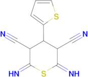 2,6-diamino-4-(2-thienyl)-4H-thiopyran-3,5-dicarbonitrile