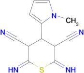 2,6-diamino-4-(1-methyl-1H-pyrrol-2-yl)-4H-thiopyran-3,5-dicarbonitrile