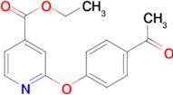 ethyl 2-(4-acetylphenoxy)isonicotinate