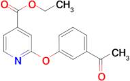 ethyl 2-(3-acetylphenoxy)isonicotinate