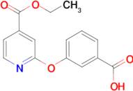 3-{[4-(ethoxycarbonyl)pyridin-2-yl]oxy}benzoic acid