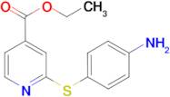 ethyl 2-[(4-aminophenyl)thio]isonicotinate