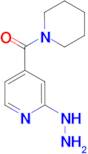 2-hydrazino-4-(piperidin-1-ylcarbonyl)pyridine