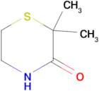 2,2-dimethylthiomorpholin-3-one