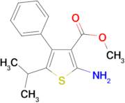 methyl 2-amino-5-isopropyl-4-phenylthiophene-3-carboxylate