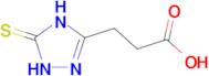 3-(3-mercapto-1H-1,2,4-triazol-5-yl)propanoic acid