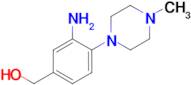 [3-amino-4-(4-methylpiperazin-1-yl)phenyl]methanol