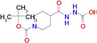 2-{[1-(tert-butoxycarbonyl)piperidin-4-yl]carbonyl}hydrazinecarboxylic acid