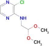 3-chloro-N-(2,2-dimethoxyethyl)pyrazin-2-amine