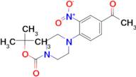 tert-butyl 4-(4-acetyl-2-nitrophenyl)piperazine-1-carboxylate