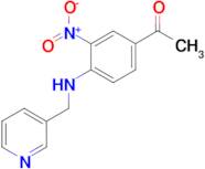 1-{3-nitro-4-[(pyridin-3-ylmethyl)amino]phenyl}ethanone