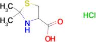 2,2-dimethyl-1,3-thiazolidine-4-carboxylic acid hydrochloride