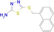 5-[(1-naphthylmethyl)thio]-1,3,4-thiadiazol-2-amine