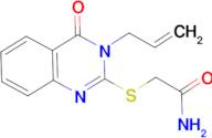 2-[(3-allyl-4-oxo-3,4-dihydroquinazolin-2-yl)thio]acetamide