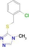 3-[(2-chlorobenzyl)thio]-4-methyl-4H-1,2,4-triazole