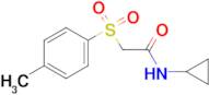 N-cyclopropyl-2-[(4-methylphenyl)sulfonyl]acetamide